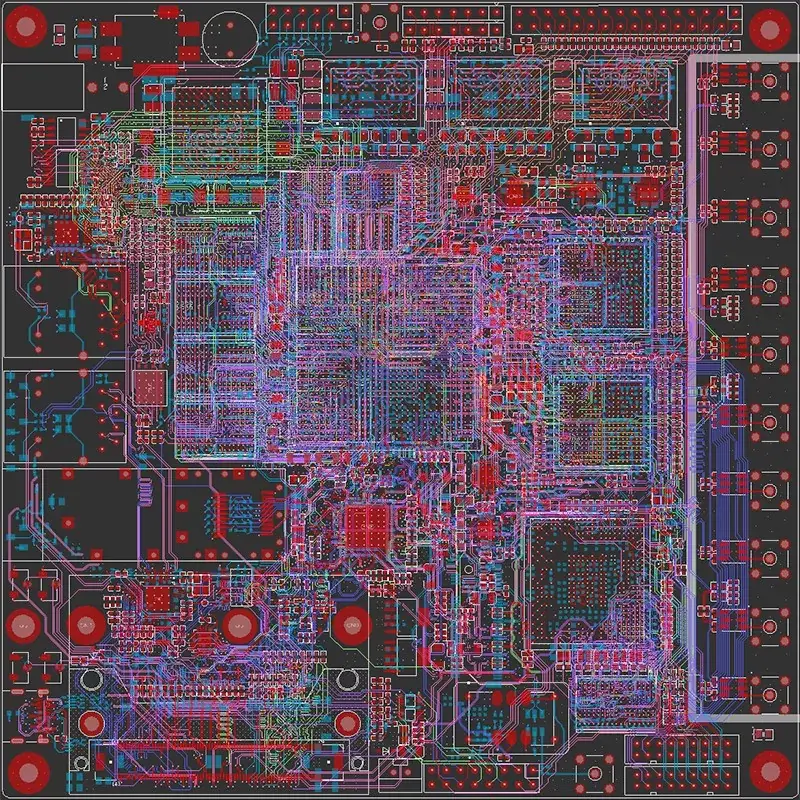 Konverter- und Selektorplatine